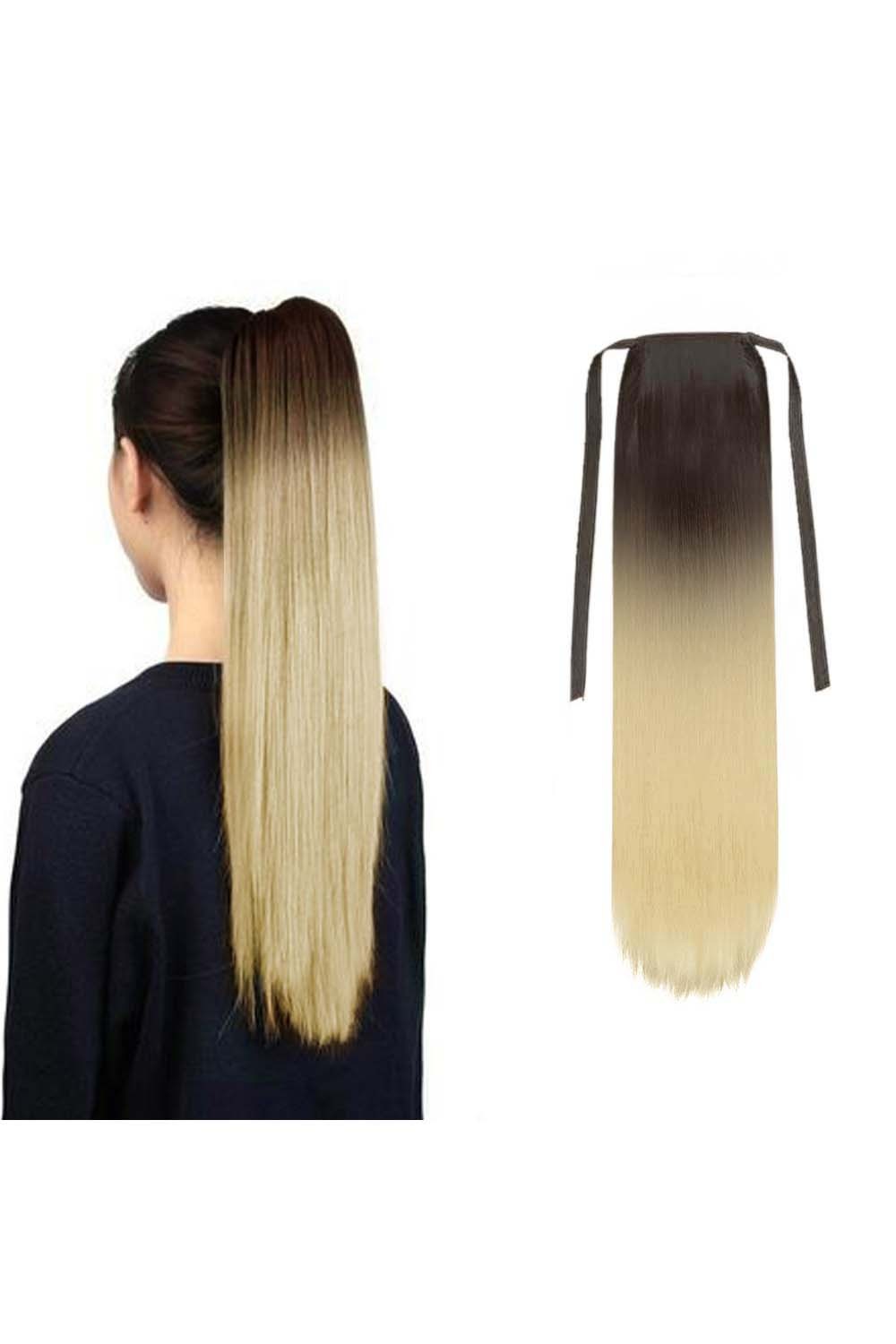 Coada De Lux Ombre 2/16 60 cm 2/16 - Saten Inchis / Blond Miere