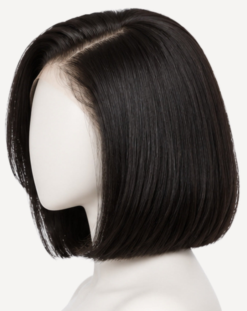 Perucă profesională Front Lace păr natural Negru Natural 30 cm BuenoBia