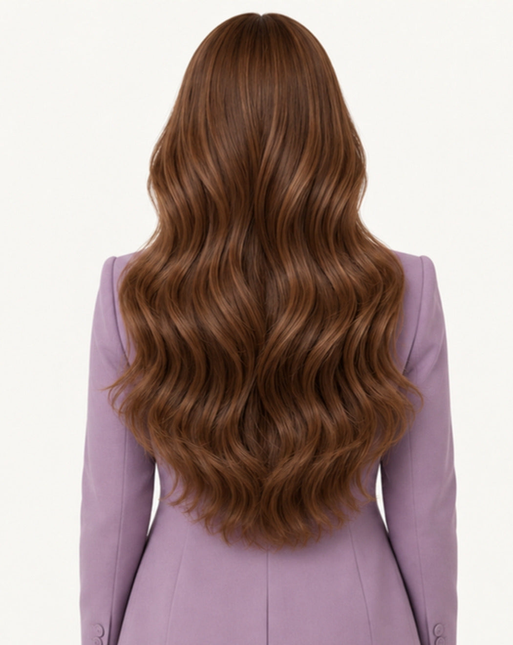 Șaten Natural 75 cm - Perucă Front Lace BuenoBia