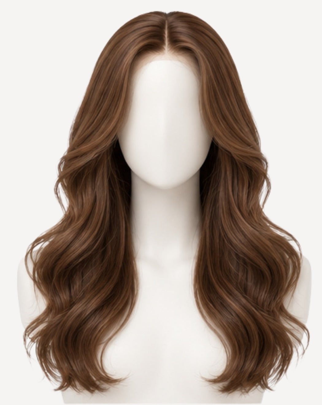 Șaten Natural 75 cm - Perucă Front Lace BuenoBia