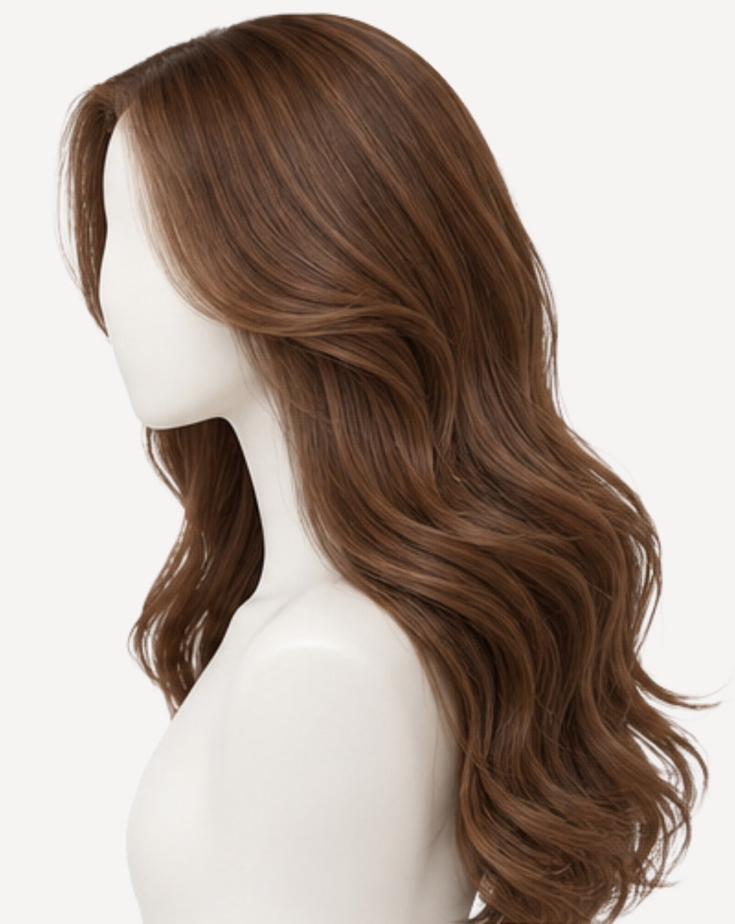 Șaten Natural 75 cm - Perucă Front Lace BuenoBia