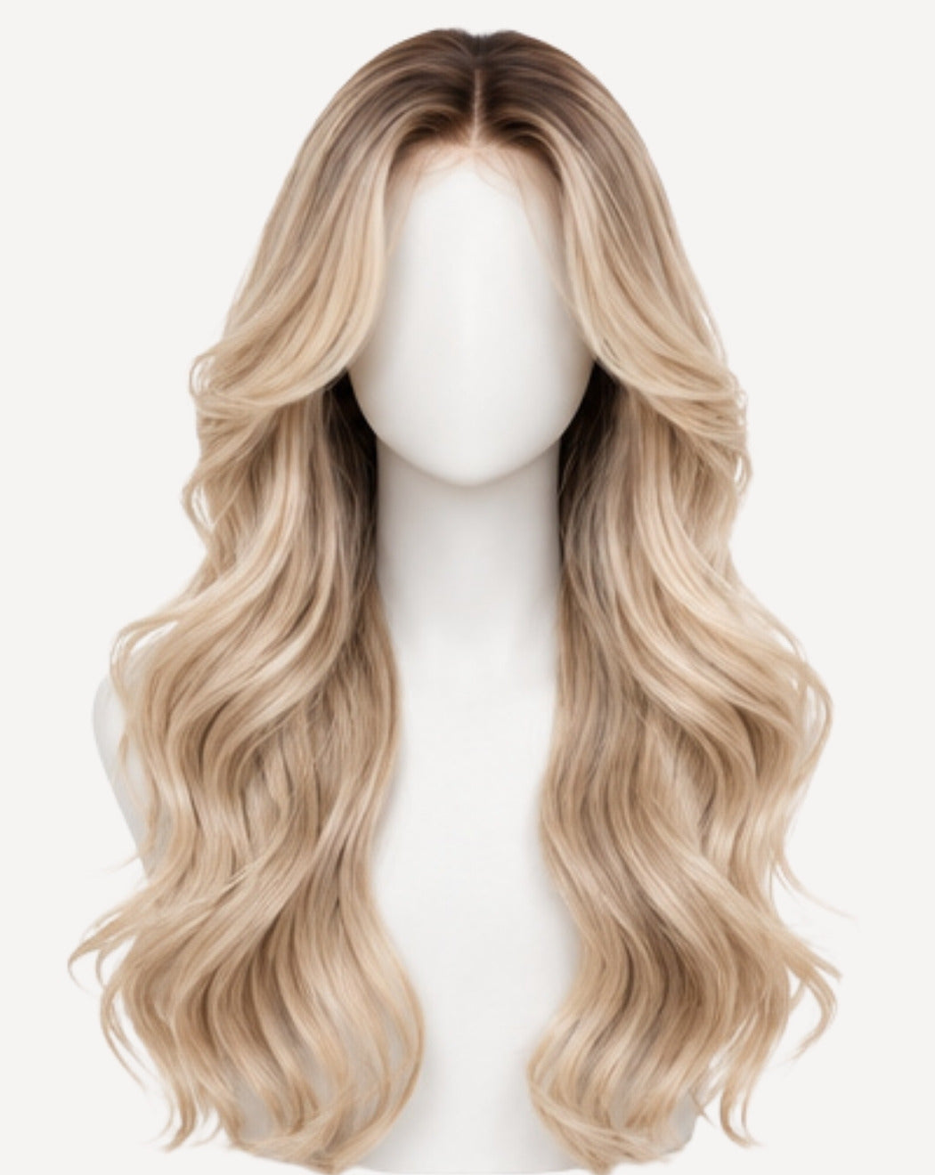 Balayage Blond Bej 75 cm - Perucă Front Lace BuenoBia