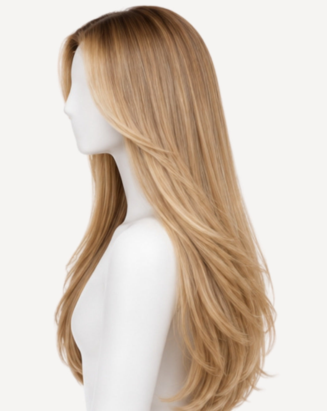 Blond Auriu 80 cm - Perucă Front Lace BuenoBia