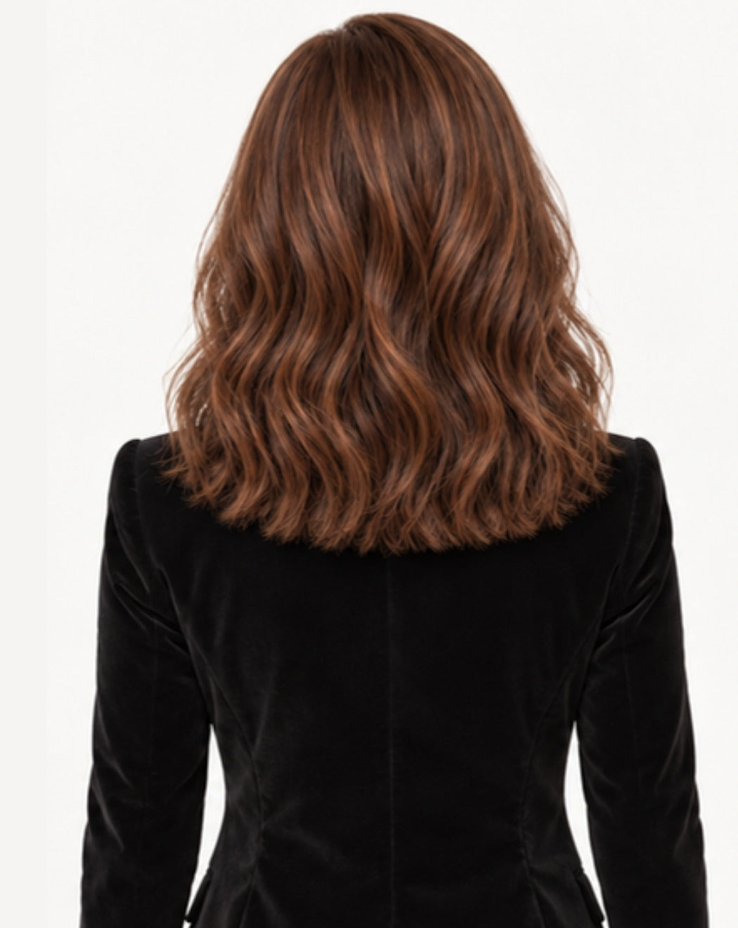 Castaniu 50 cm - Perucă Front Lace BuenoBia