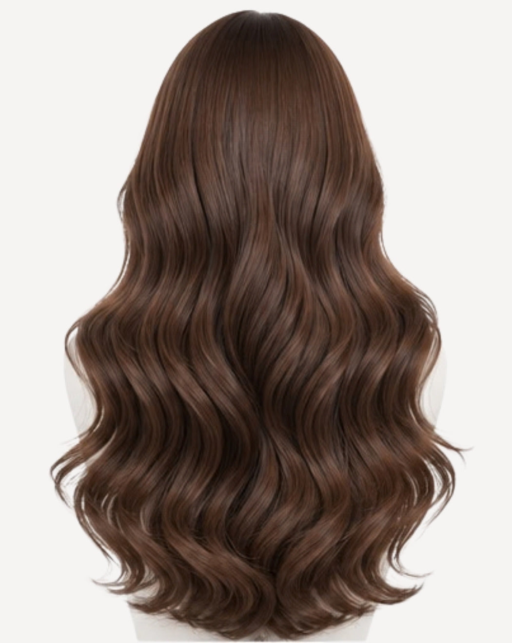 Șaten Ciocolată Cald 70 cm - Perucă Front Lace BuenoBia