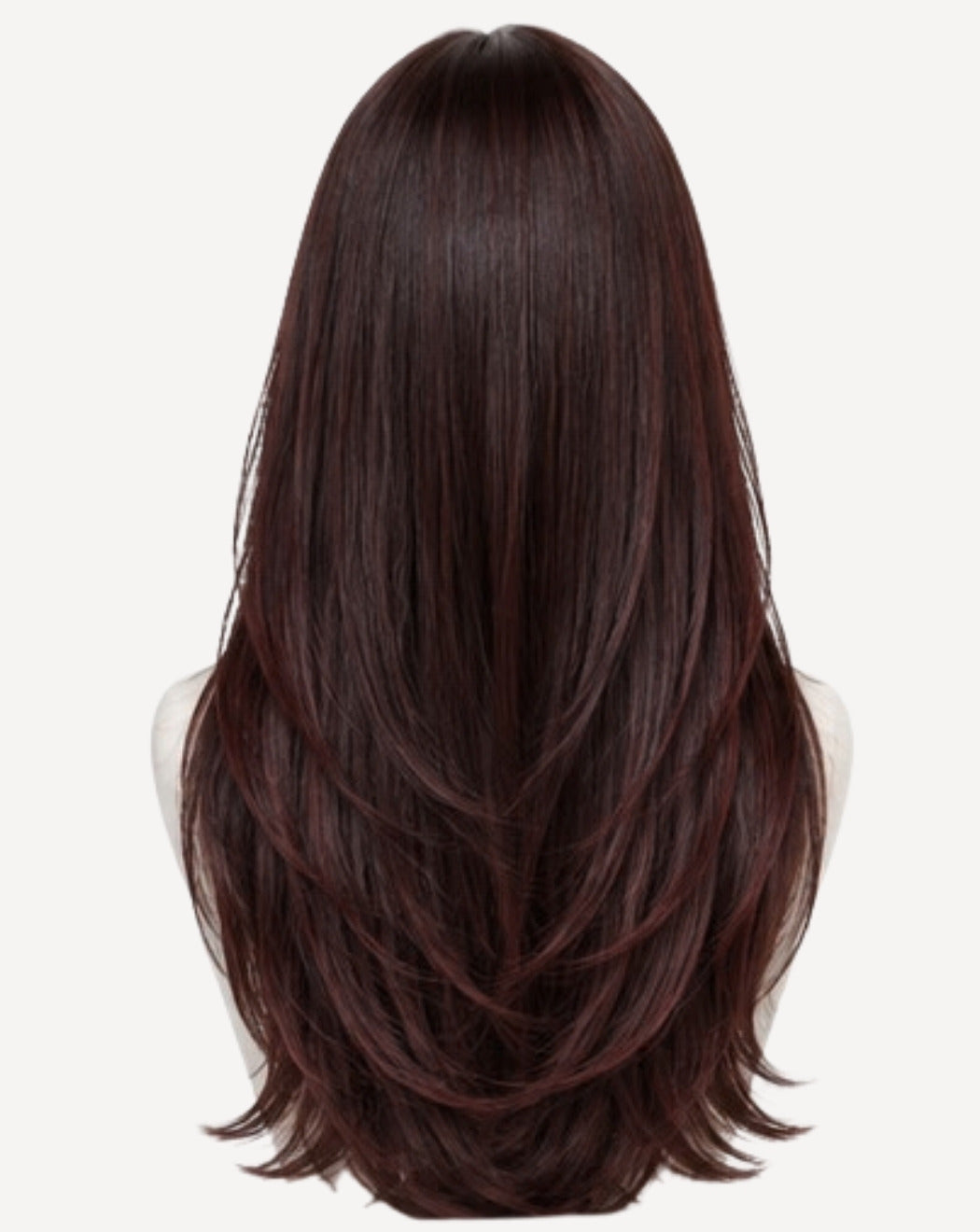 Vișiniu Închis 75 cm - Perucă Front Lace BuenoBia