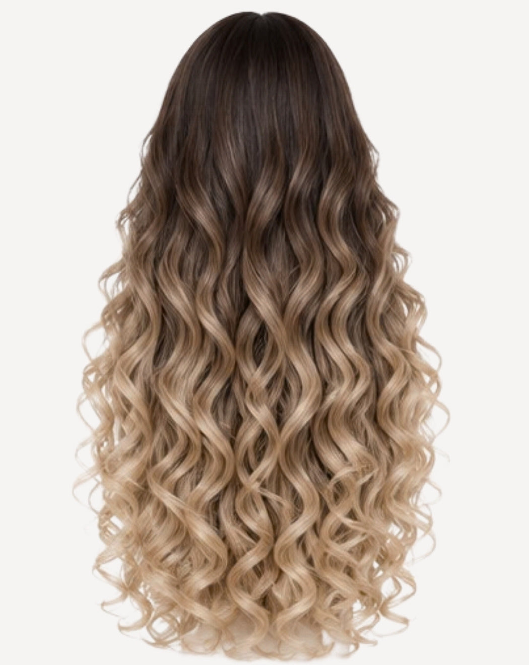 Balayage Șaten cu Blond 80 cm - Perucă Front Lace BuenoBia