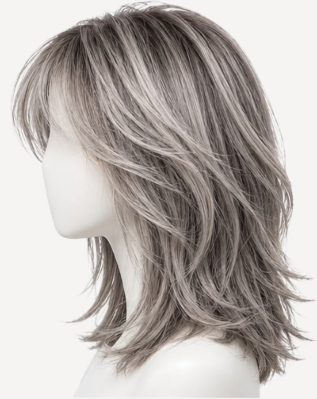 Blond Cenușiu 45 cm - Perucă Front Lace BuenoBia