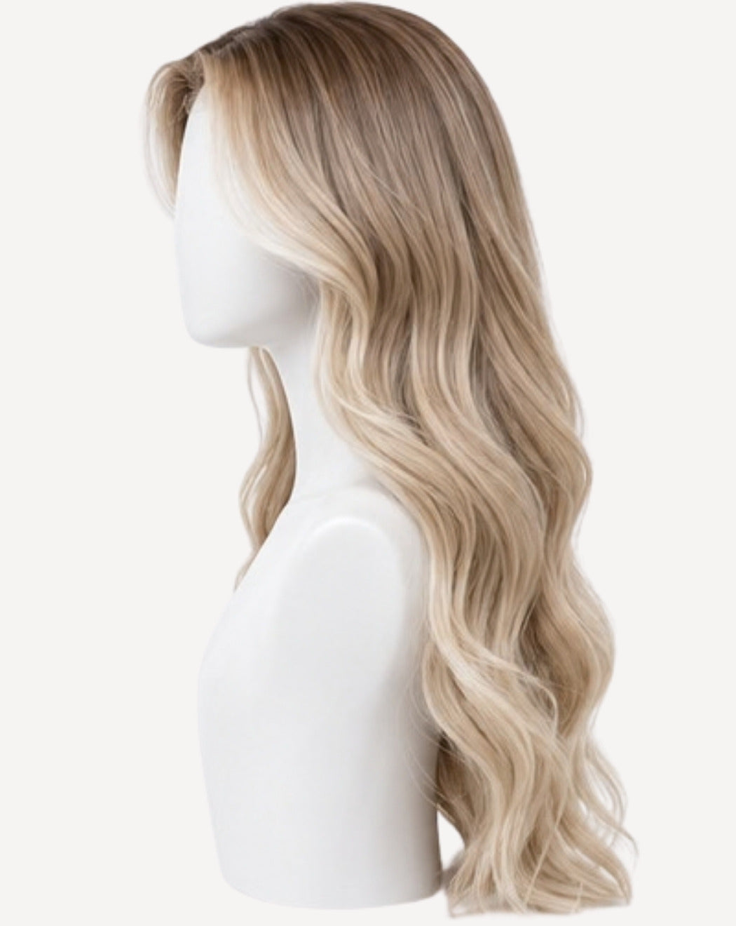 Blond Nisipiu 75 cm - Perucă Front Lace BuenoBia