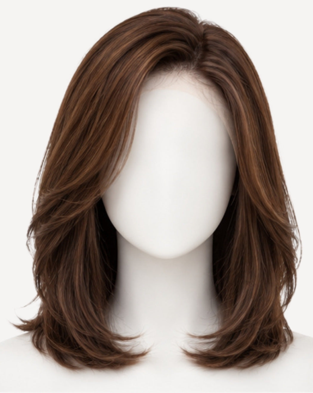Castaniu Arămiu 50 cm - Perucă Front Lace BuenoBia