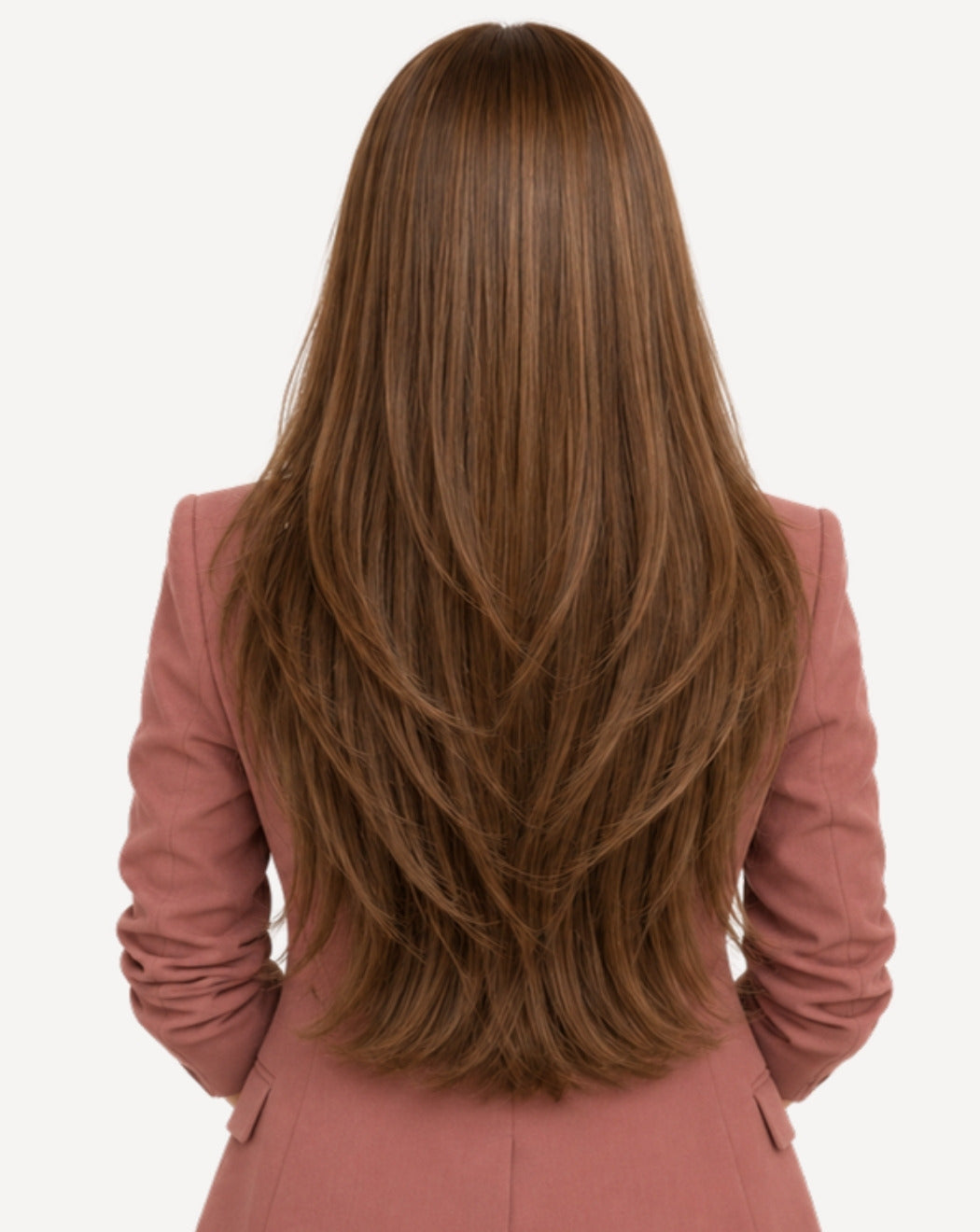 Șaten Caramel Deschis 75 cm - Perucă Front Lace BuenoBia