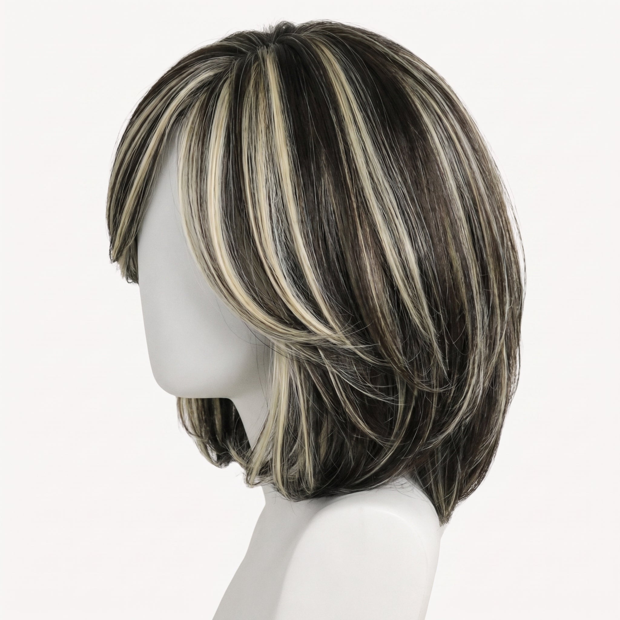 Perucă Păr Natural Beverly - Balayage 1-pla | BuenoBia