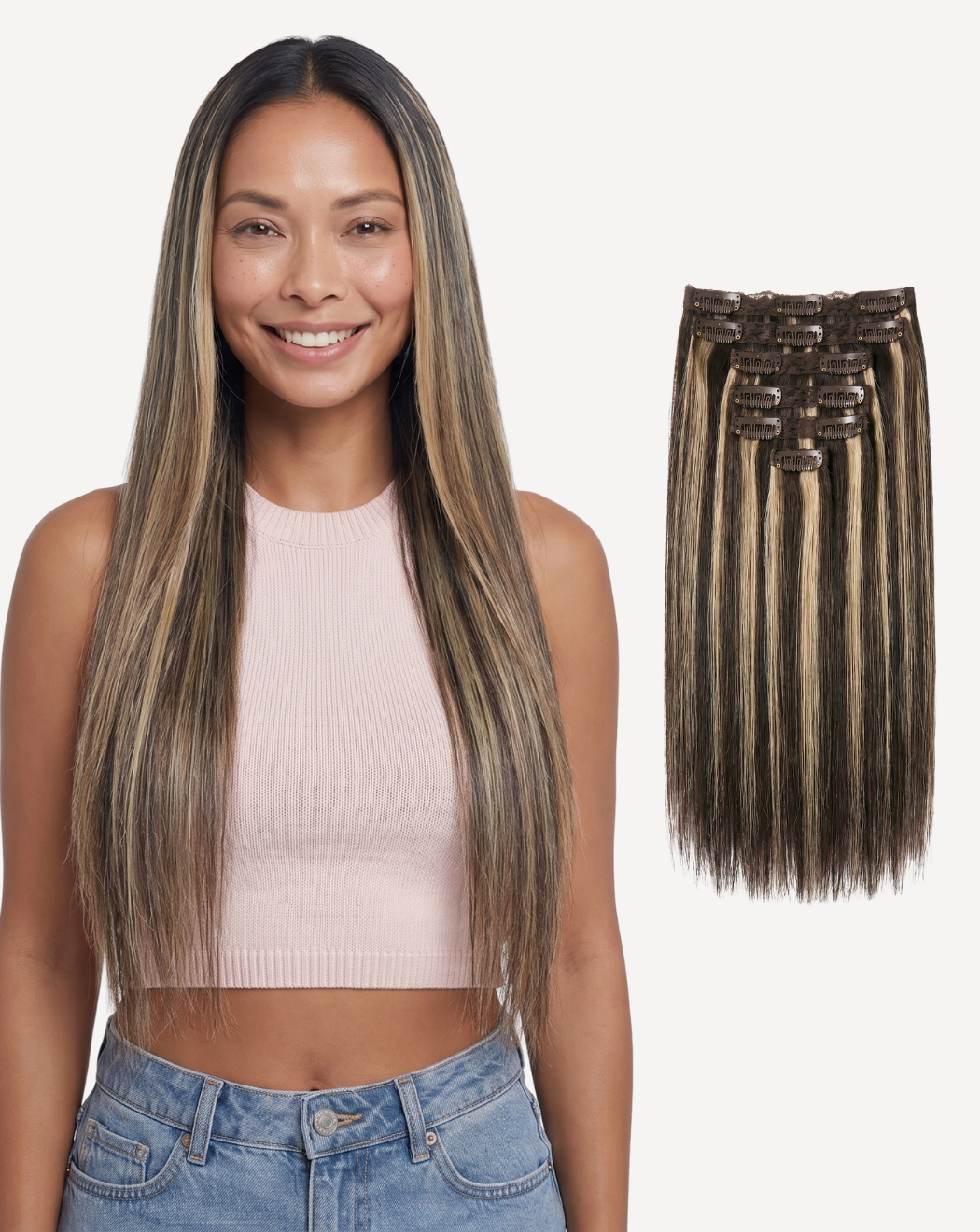 Extensii Clip-On Most Wanted – Balayage 1-1001 | BuenoBia