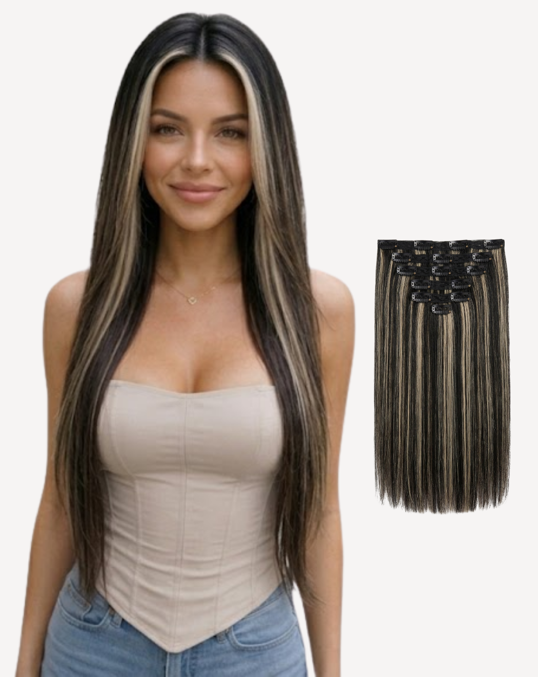 Extensii Clip On Volum Simplu - Balayage 1-1001 | BuenoBia