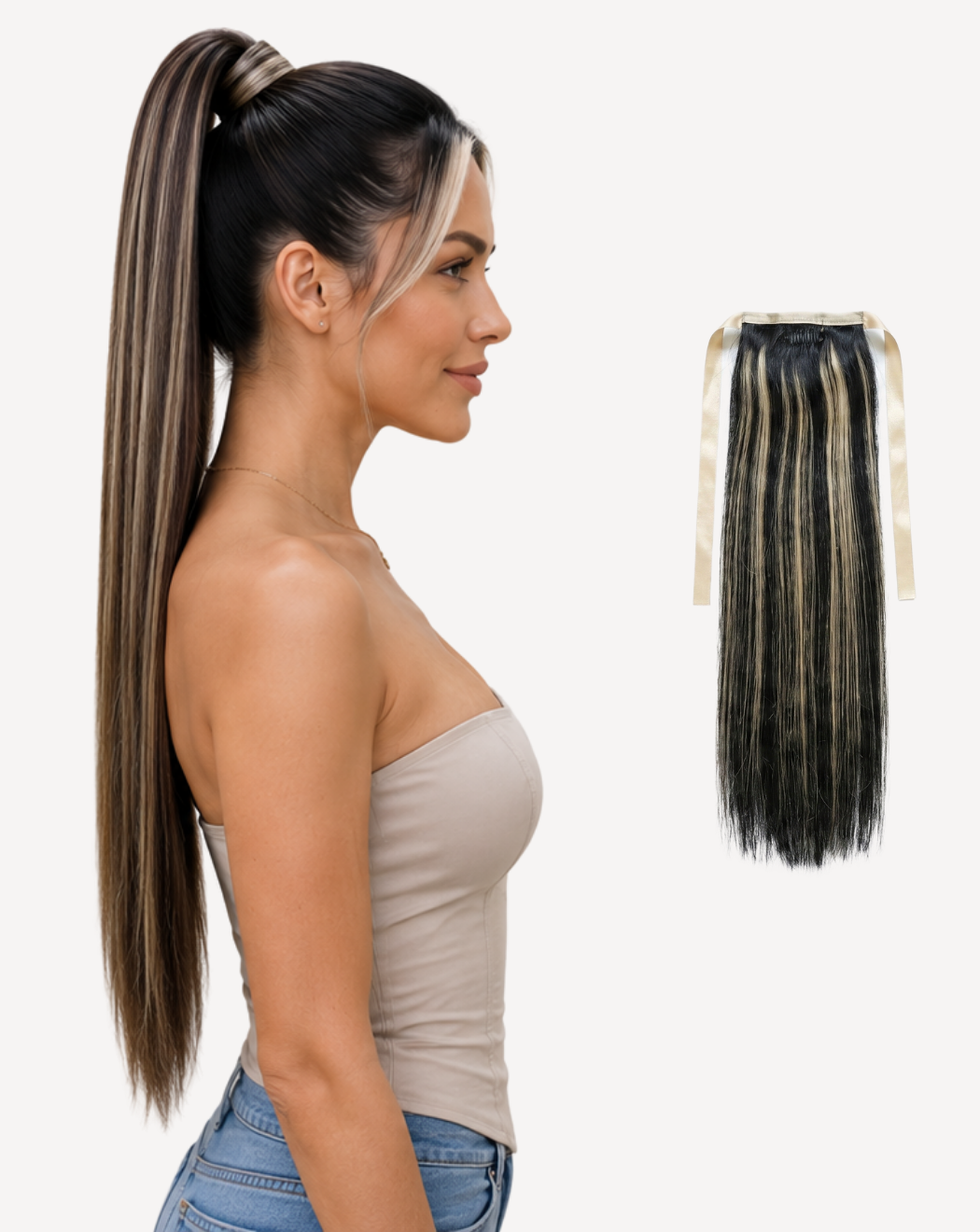 Extensii Coadă Volum Mediu - Balayage 1-1001 | BuenoBia