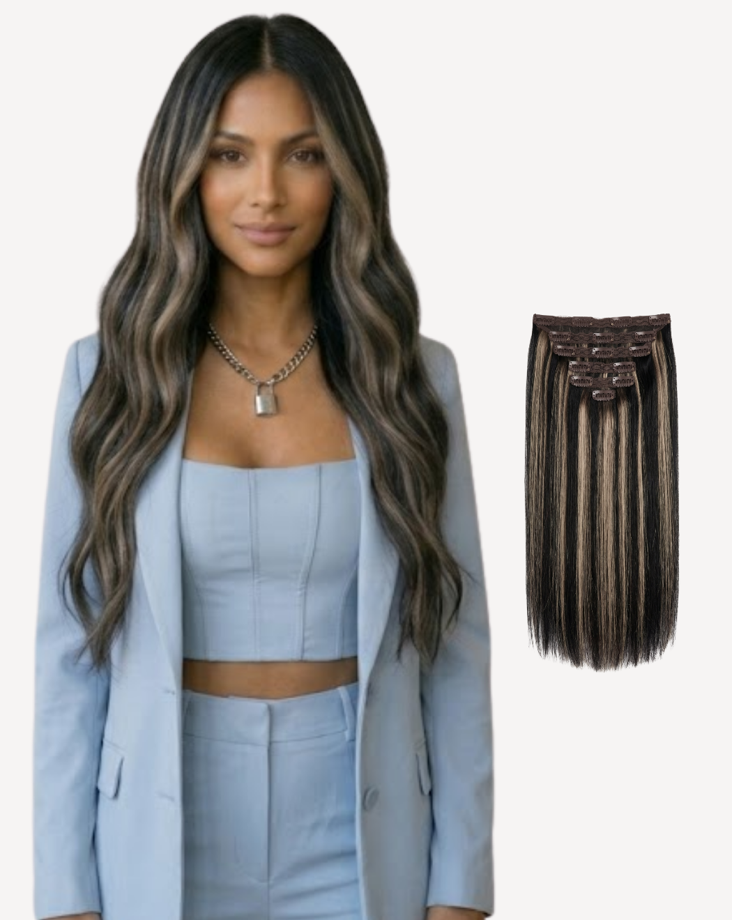 Extensii Clip On Volum Simplu - Balayage 1-18 | BuenoBia