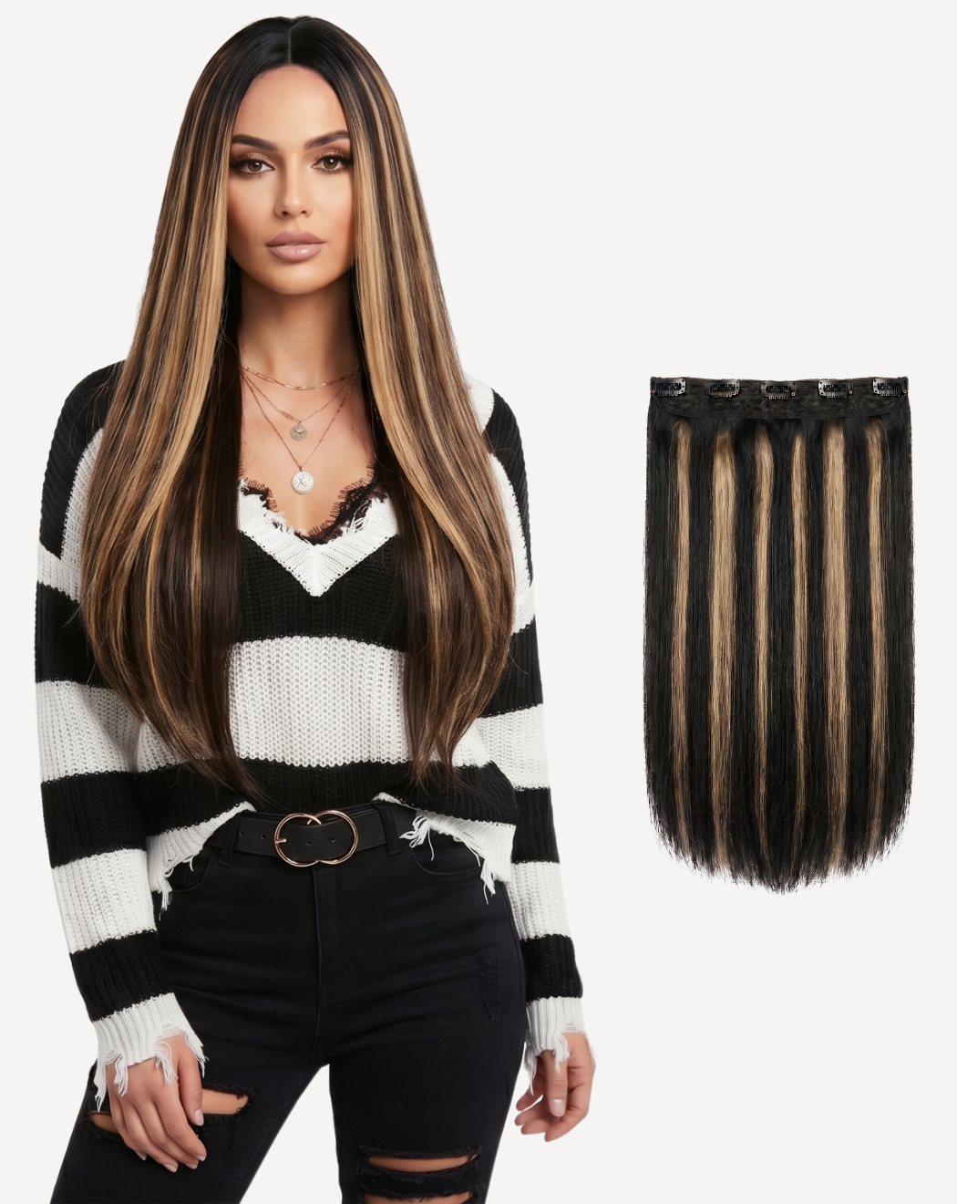 Extensii Tresă MegaVolum - BALAYAGE 1-22 | BuenoBia