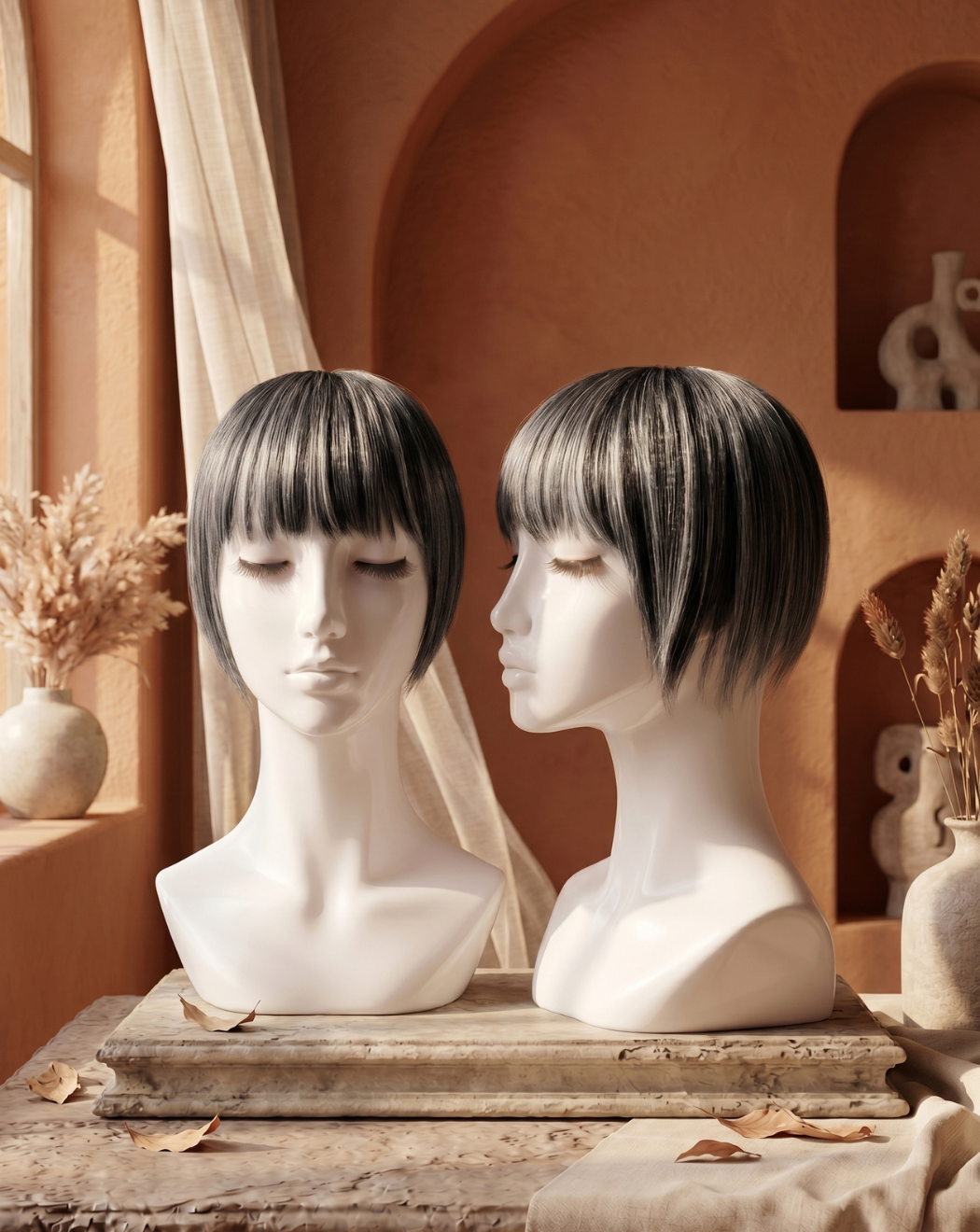 Breton cu Calotă - Balayage 1-gray | BuenoBia