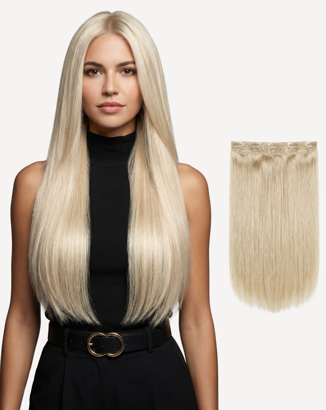 Extensii Tresă Volum Mediu - Blond Auriu Deschis 1001 | BuenoBia
