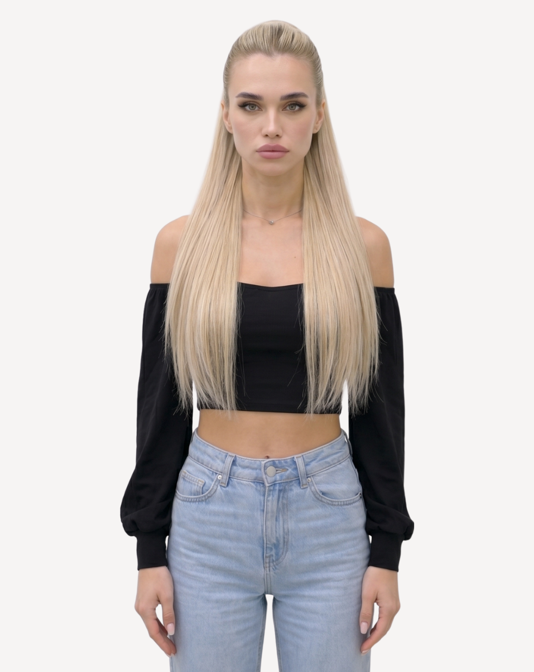 Extensii Coadă MegaVolum - Blond Opal 18 | BuenoBia