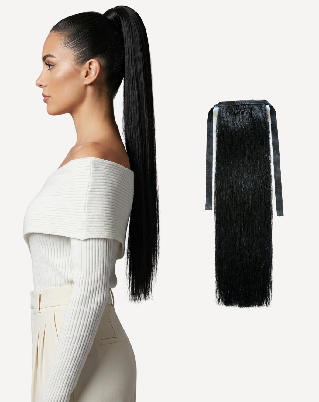 Coadă Deluxe – Negru Intens | BuenoBia