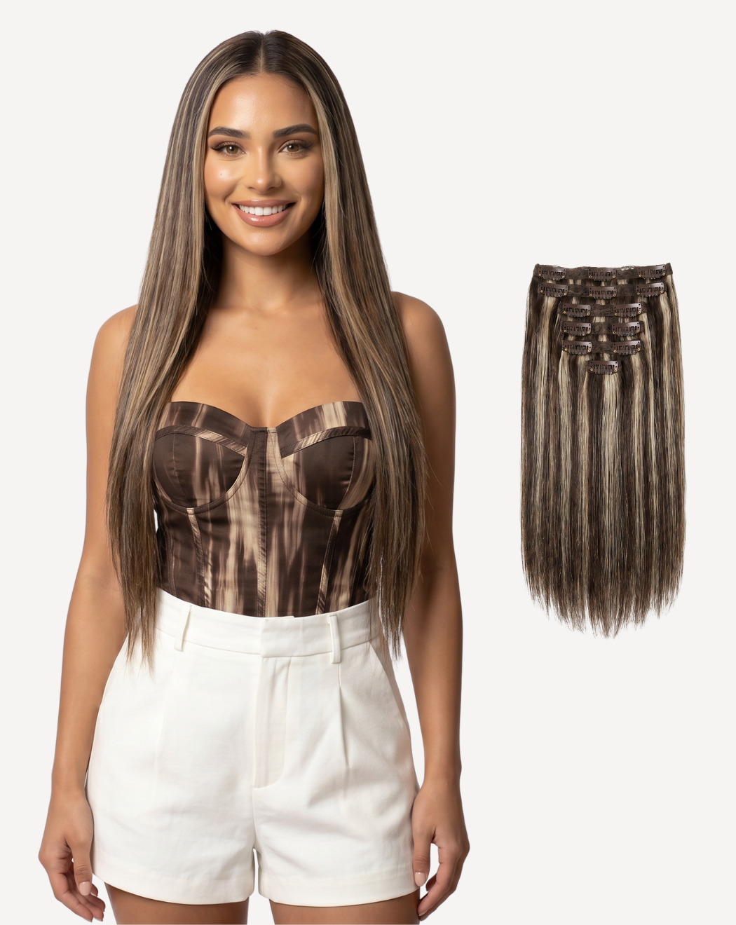 Extensii Clip-On Most Wanted – Balayage 2-22 | BuenoBia