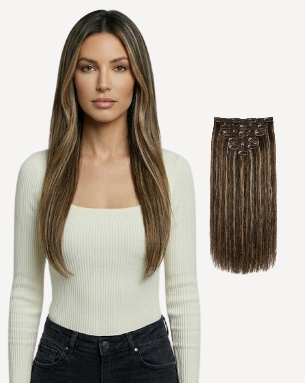 Extensii Clip On Volum Simplu - Balayage 2-8-pla | BuenoBia