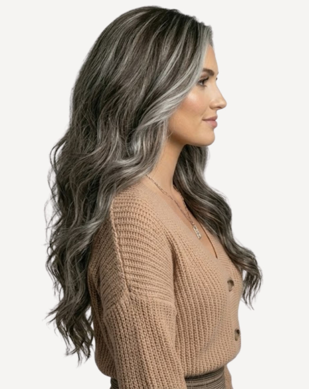 Extensii Clip On MegaVolum - Balayage 2-gray | BuenoBia