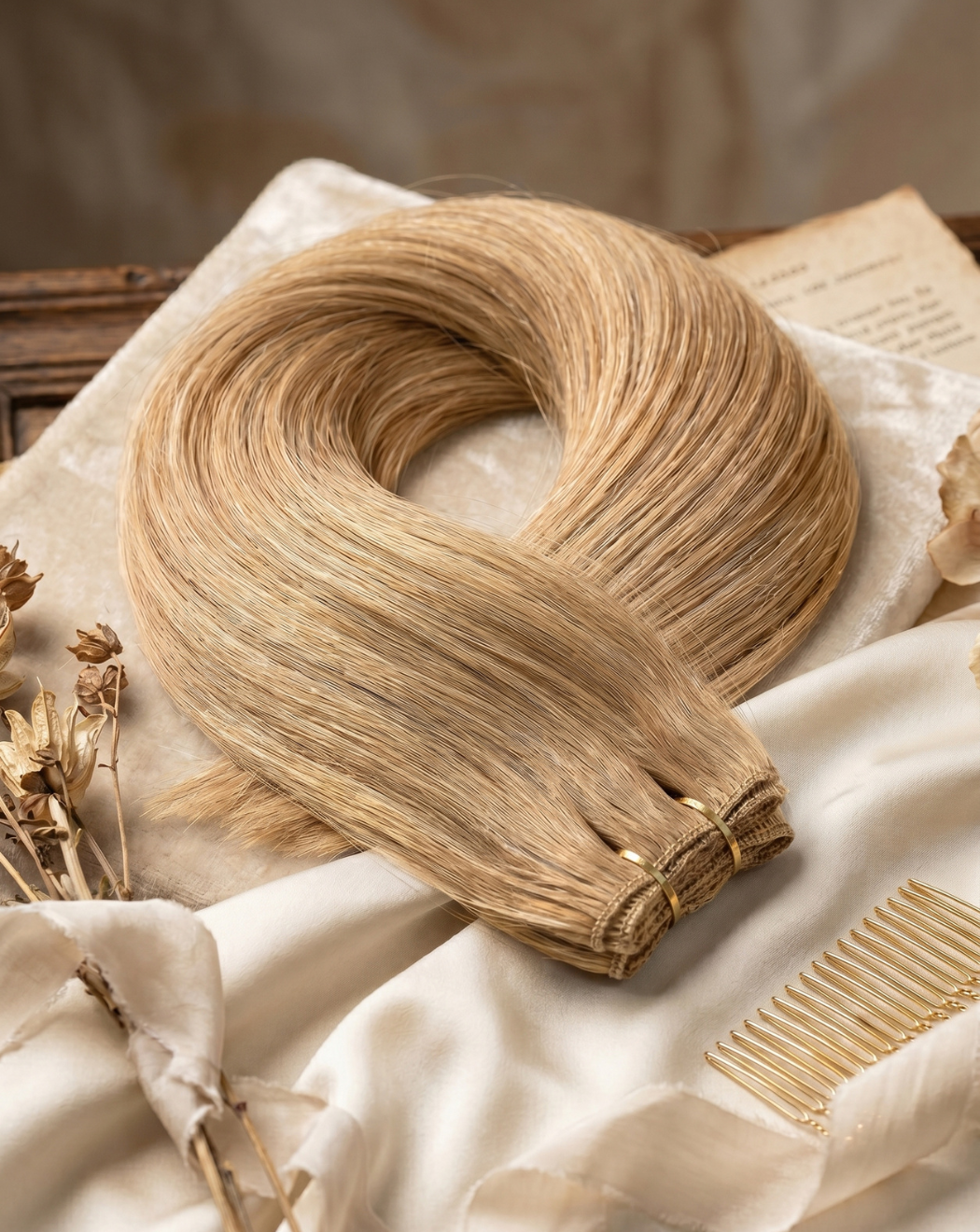 Extensii Cusute - Blond Auriu 20 | BuenoBia