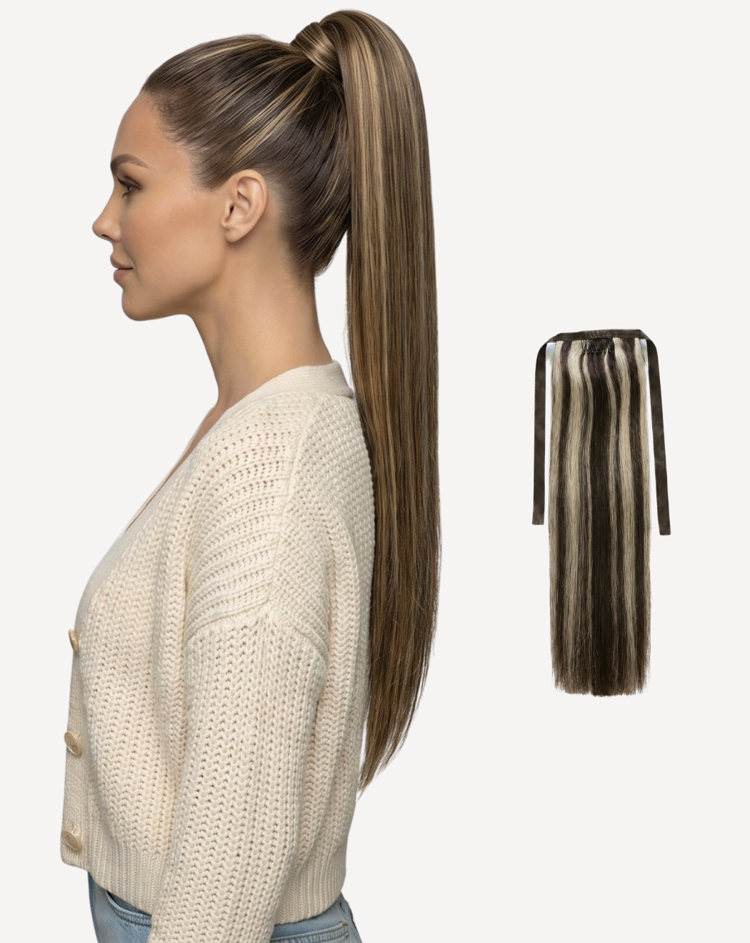 Extensii Coadă Volum Mediu - Balayage 3-pla | BuenoBia