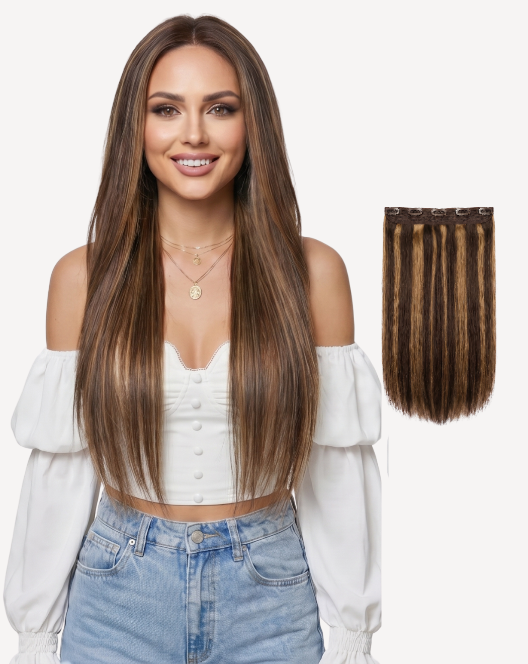 Extensii Tresă Volum Simplu - BALAYAGE 4-12 | BuenoBia