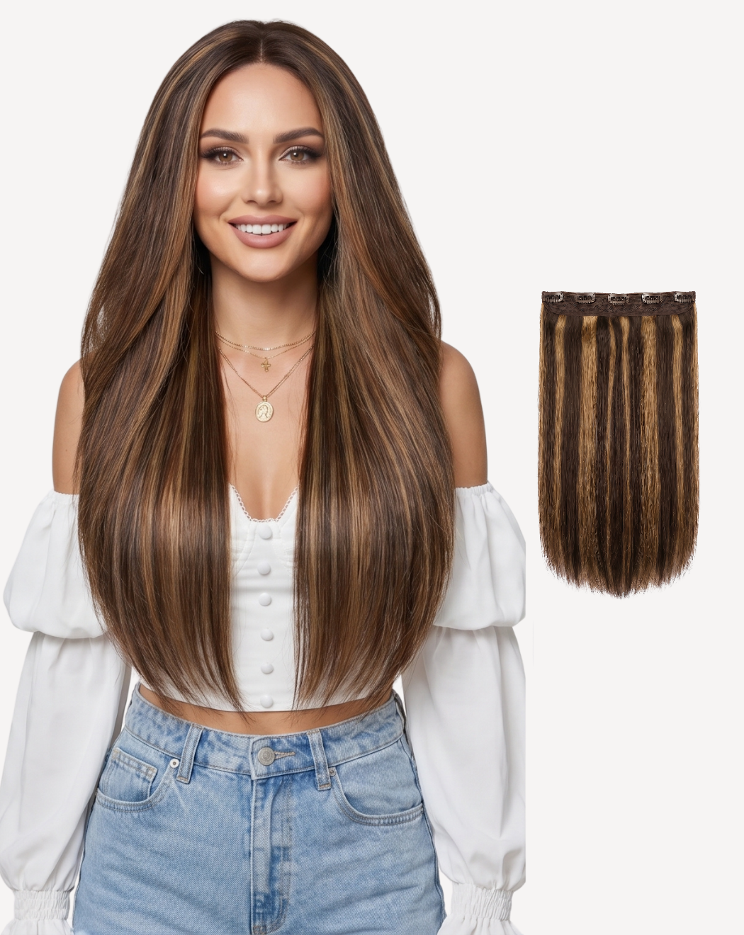 Extensii Tresă MegaVolum - BALAYAGE 4-12 | BuenoBia