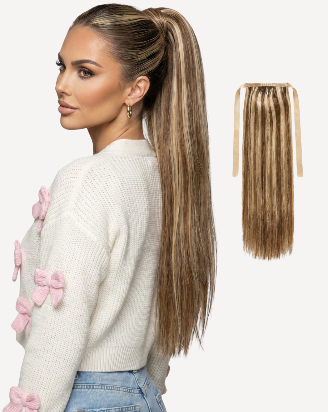 Extensii Coadă Volum Mediu - Balayage 4-14 | BuenoBia