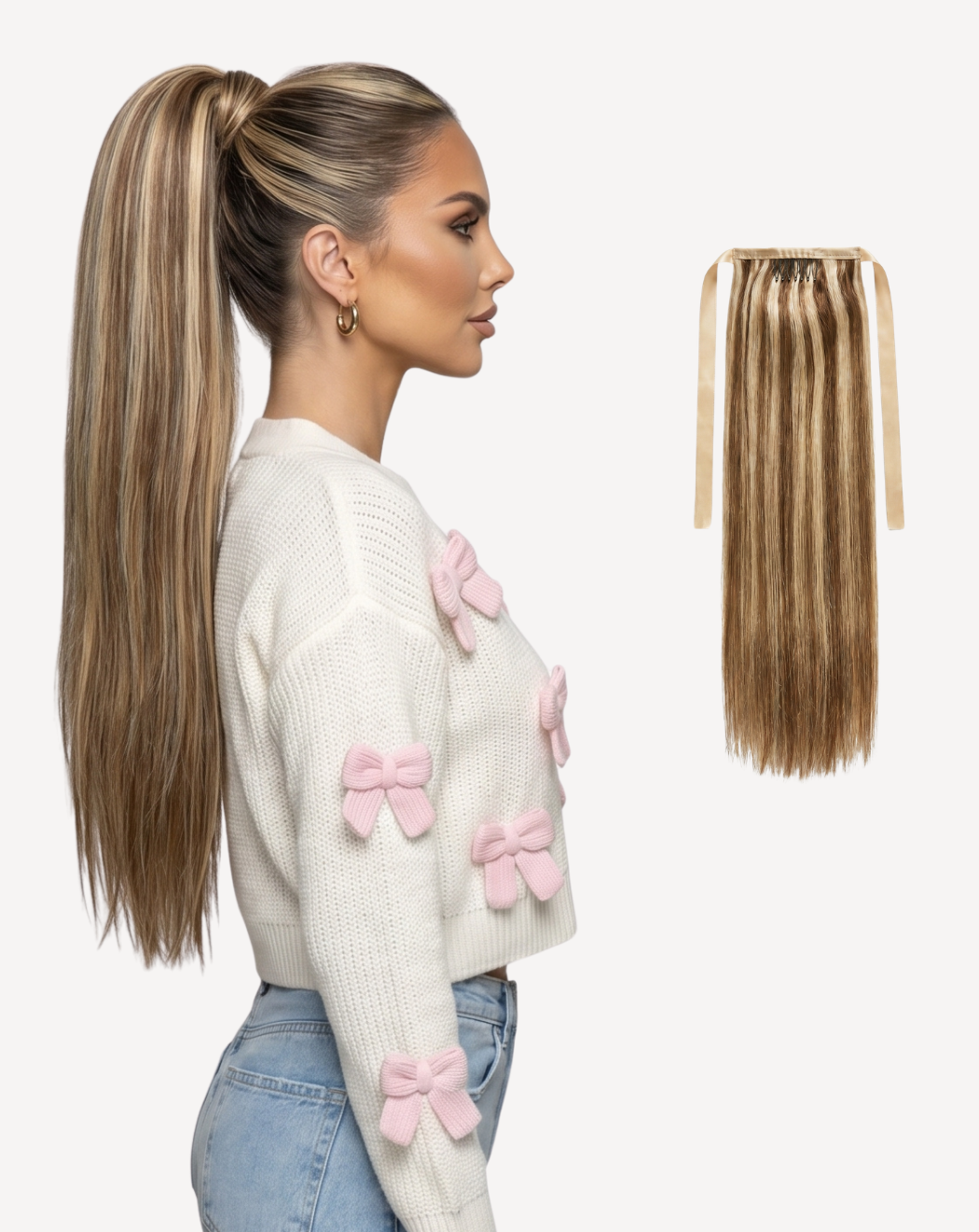 Extensii Coadă MegaVolum - Balayage 4-14 | BuenoBia