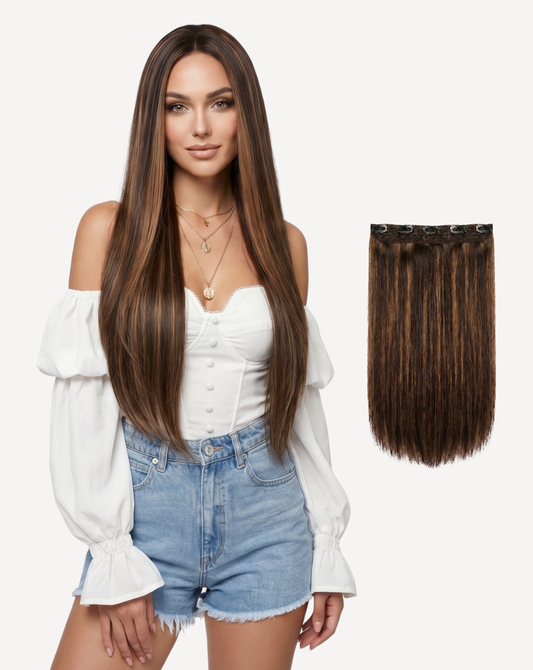 Extensii Tresă MegaVolum - BALAYAGE 4-8 | BuenoBia