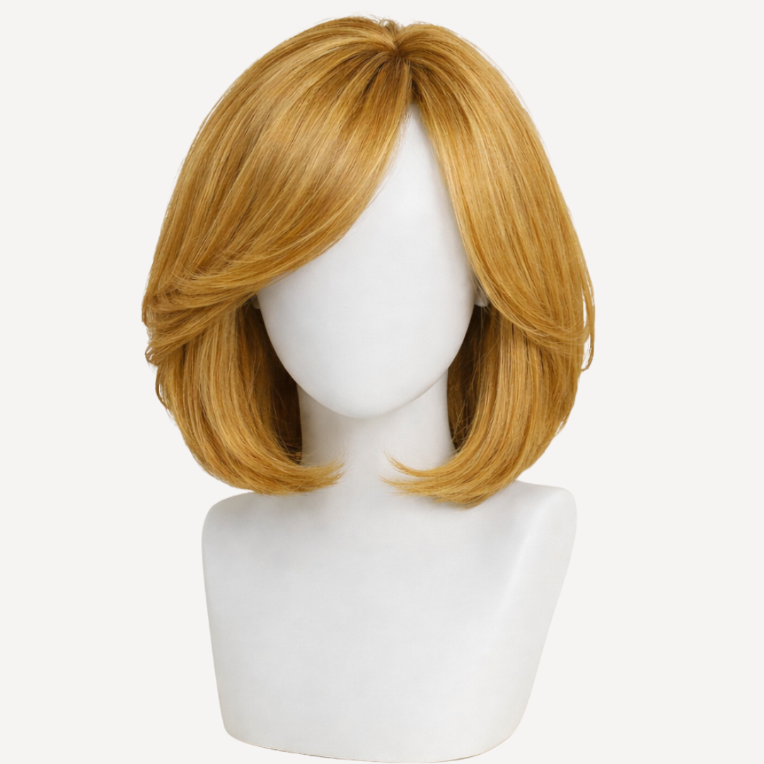 Perucă Păr Natural Beverly - Șaten Auriu 12 | BuenoBia