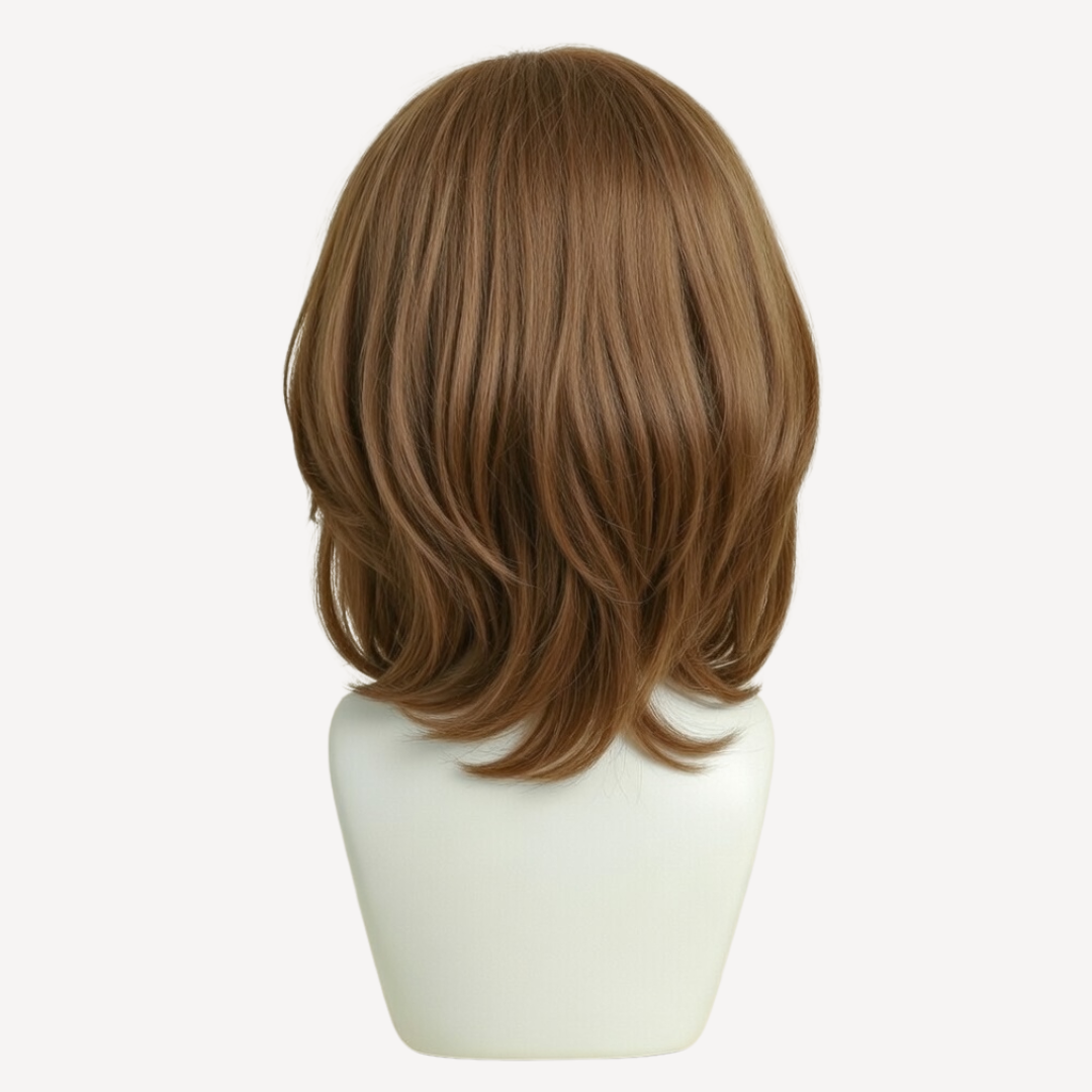 Perucă Păr Natural Beverly - Șaten Alună 8 | BuenoBia