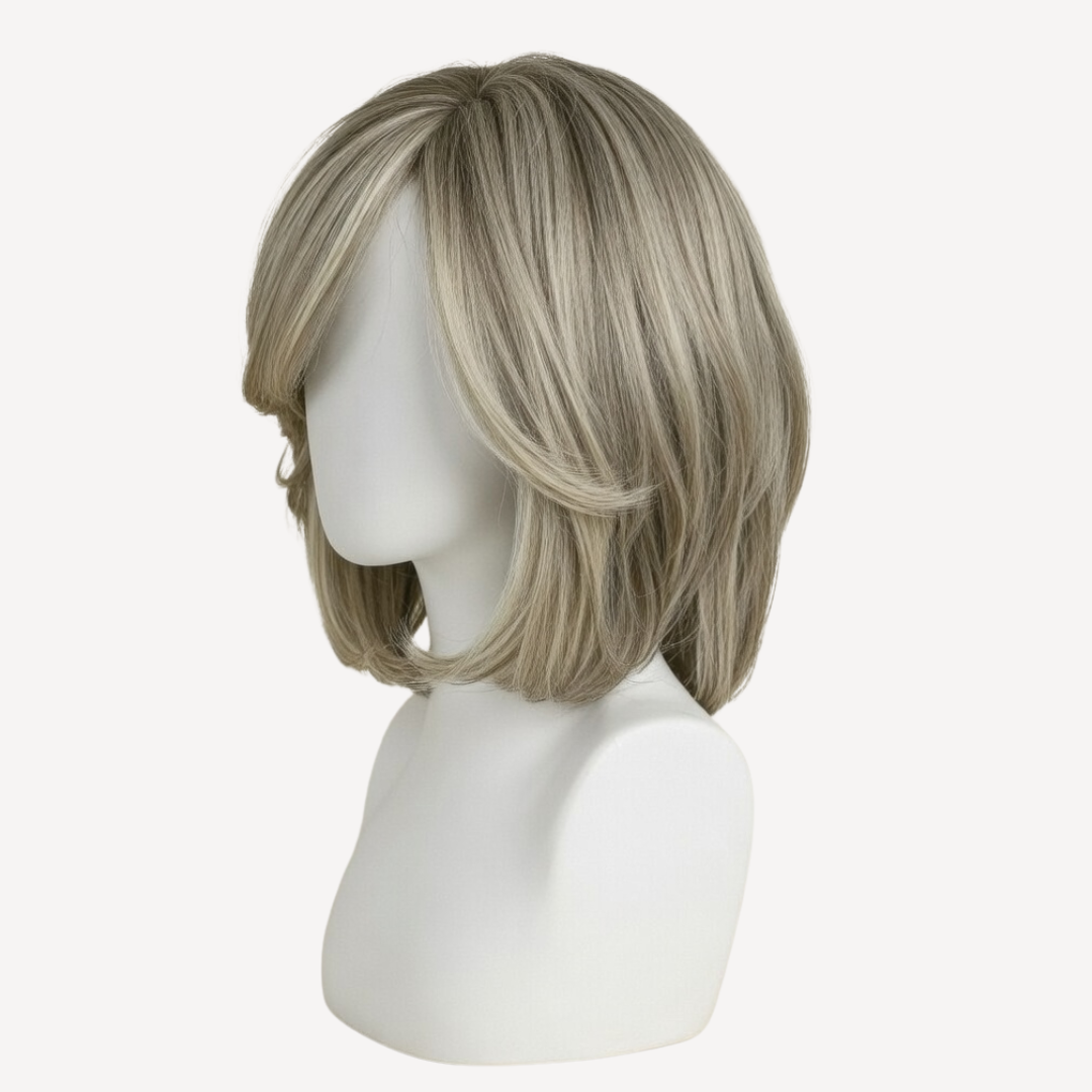 Perucă Păr Natural Beverly - Balayage Pla-5 | BuenoBia