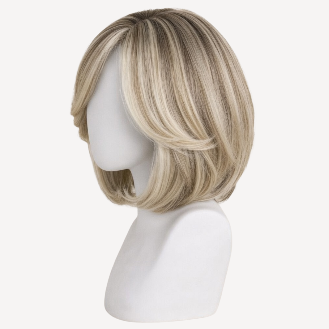 Perucă Păr Natural Beverly - Balayage Pla-8 | BuenoBia