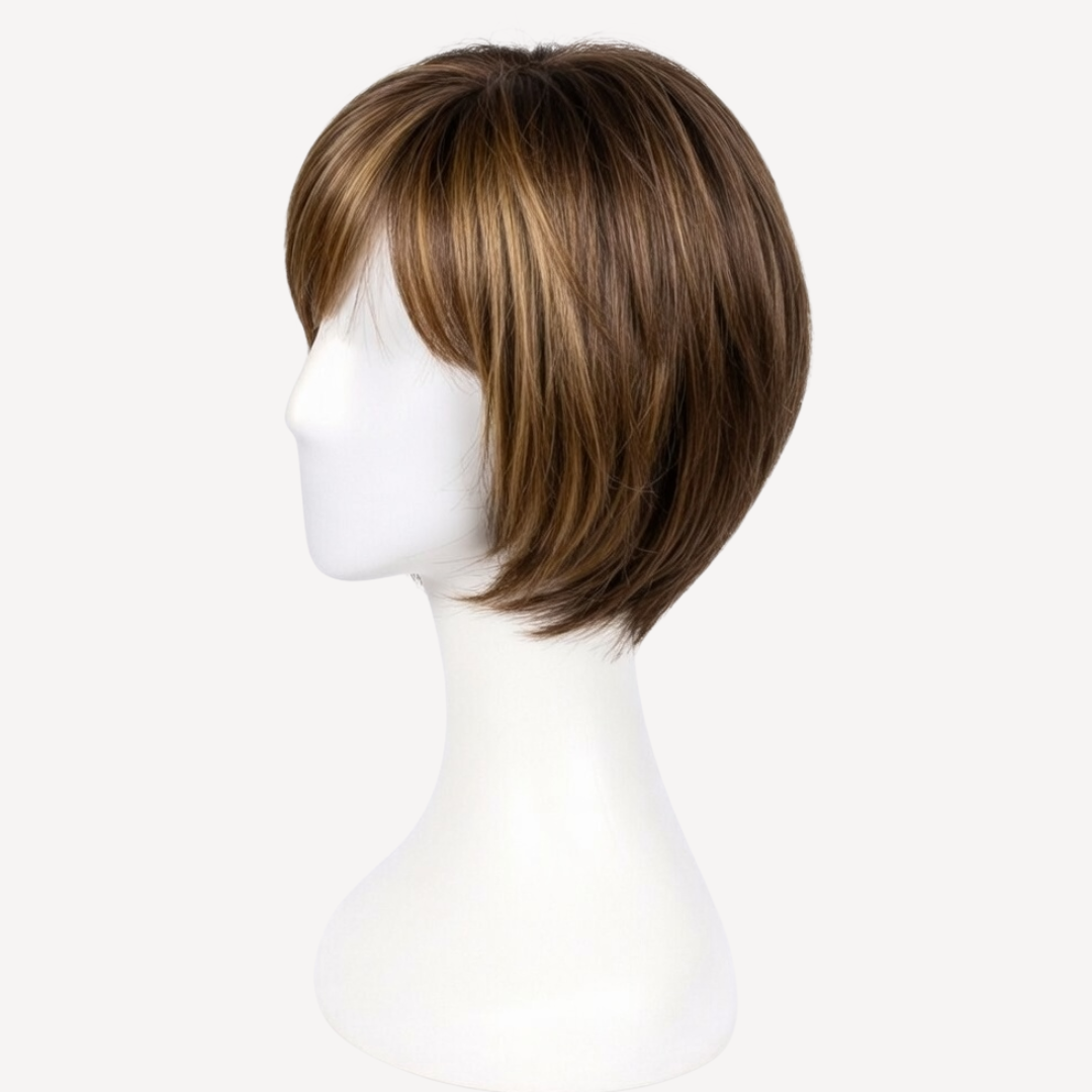 Perucă Păr Natural Briana - Balayage 3-10 | BuenoBia