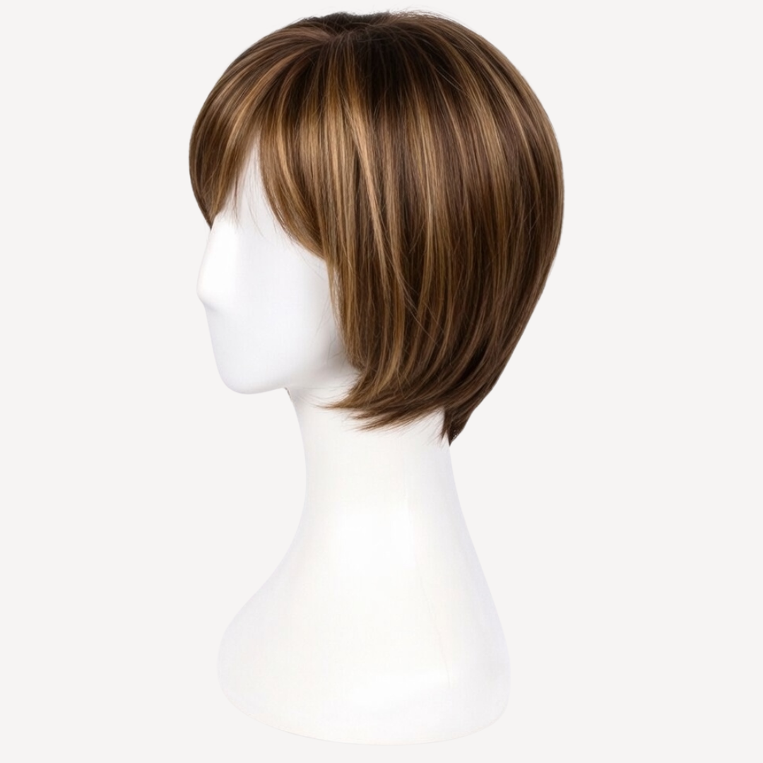 Perucă Păr Natural Briana - Balayage 4-16 | BuenoBia