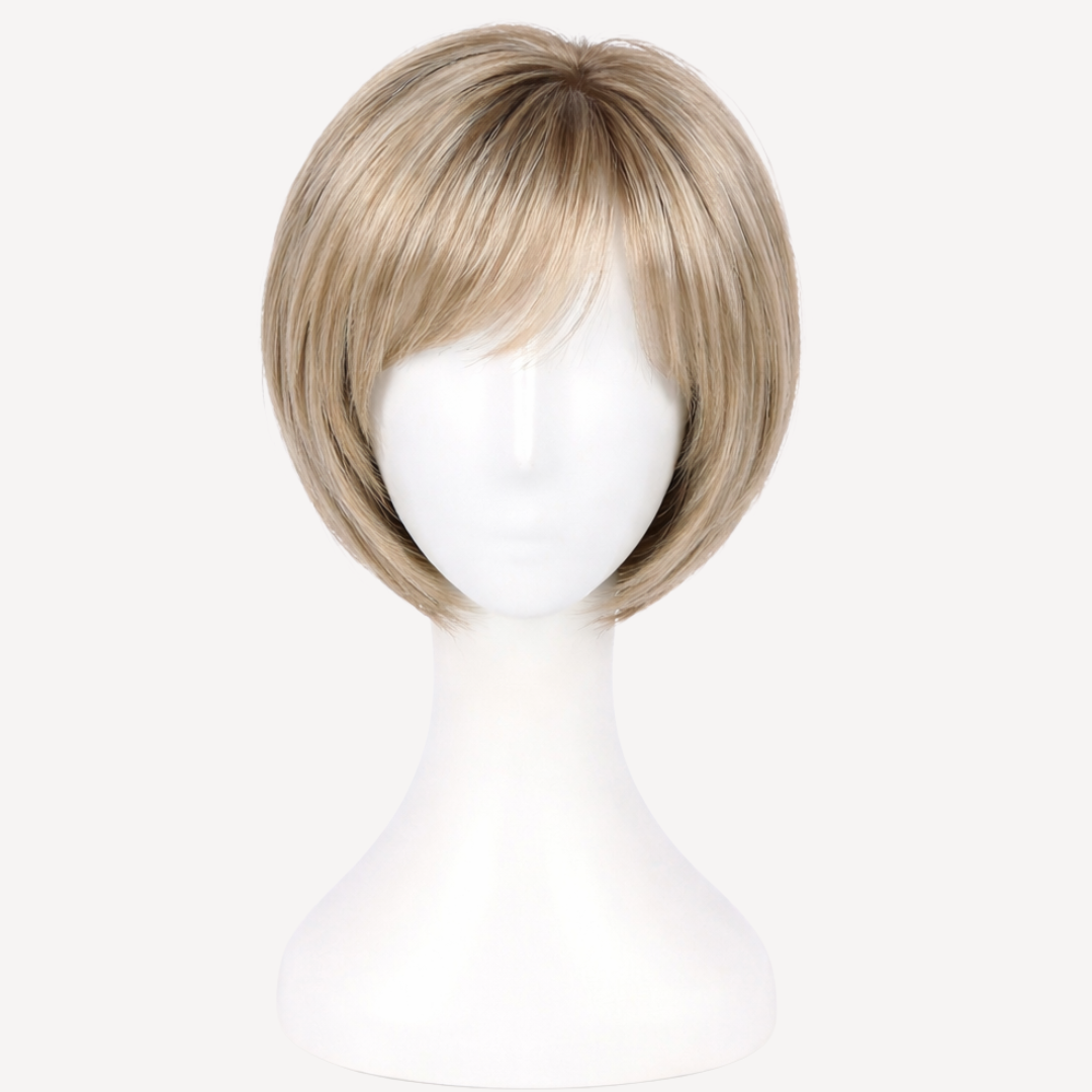 Perucă Păr Natural Briana - Balayage gray-8 | BuenoBia