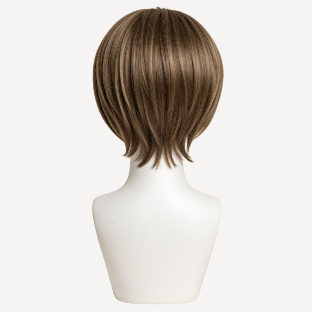 Perucă Păr Natural Constance - balayage 3-18 | BuenoBia
