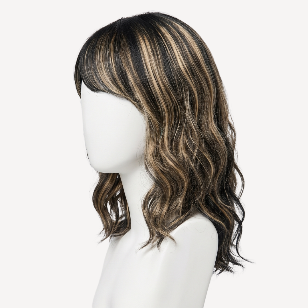 Perucă Păr Natural Daisy -Balayage 1-pla | BuenoBia