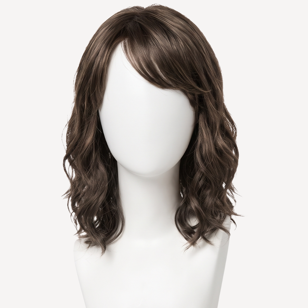 Perucă Păr Natural Daisy -Balayage 3-18 | BuenoBia
