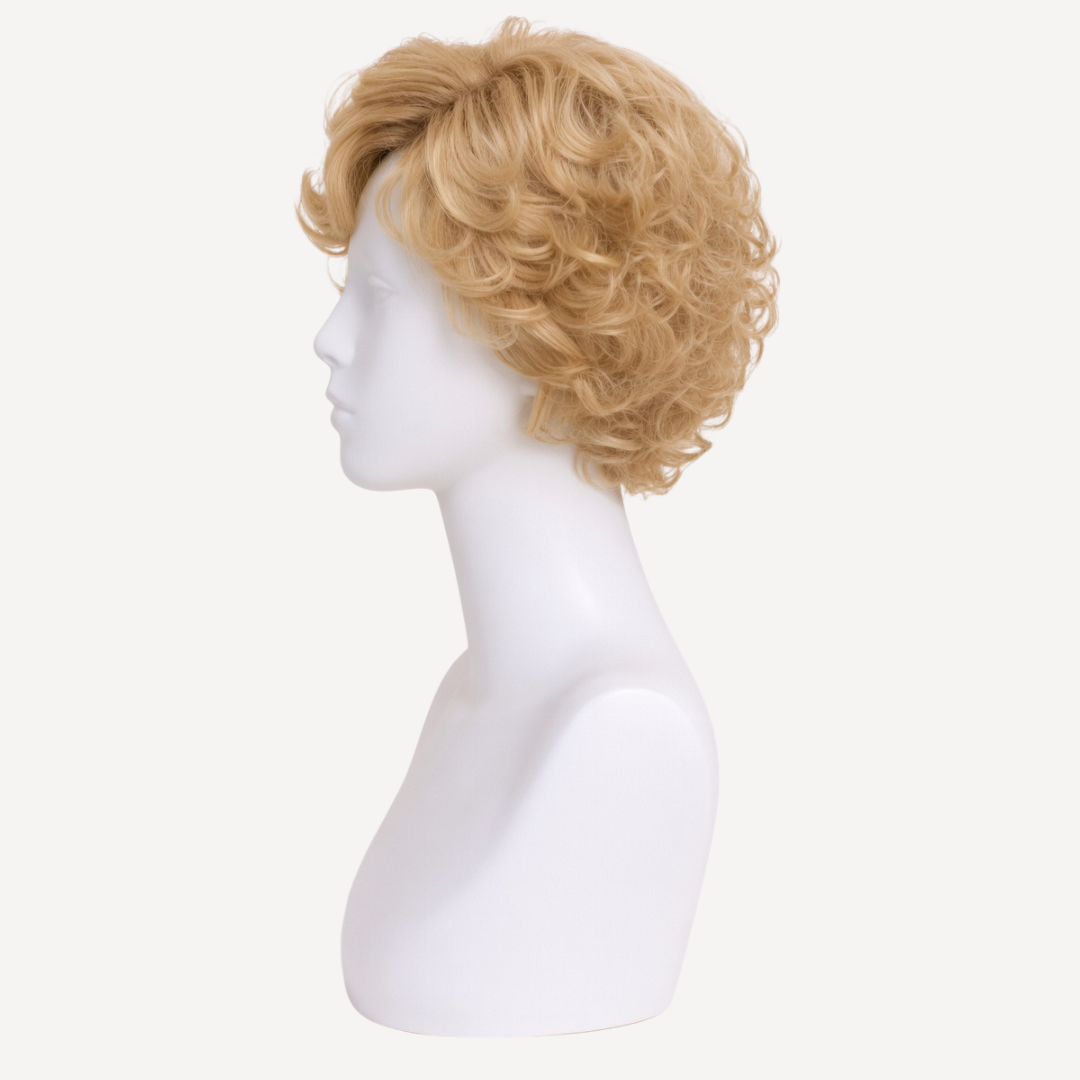 Perucă Păr Natural Darcie - ȘATEN AURIU 12 | BuenoBia