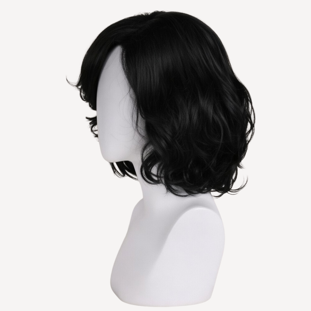 Perucă Păr Natural Edena - Negru Intens 1 | BuenoBia