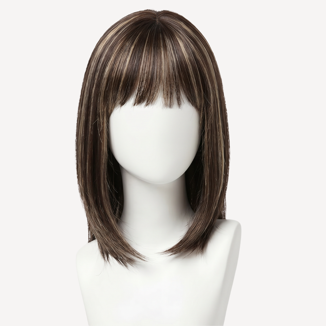 Perucă Păr Natural Elise Balayage 2-18 | BuenoBia