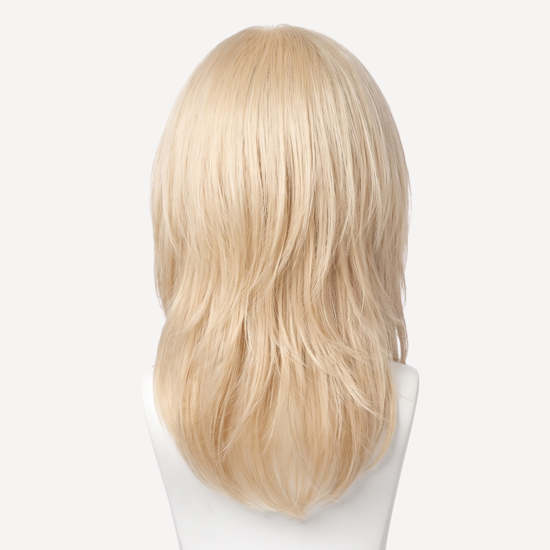 Perucă Păr Natural Emira Blond Rose | BuenoBia