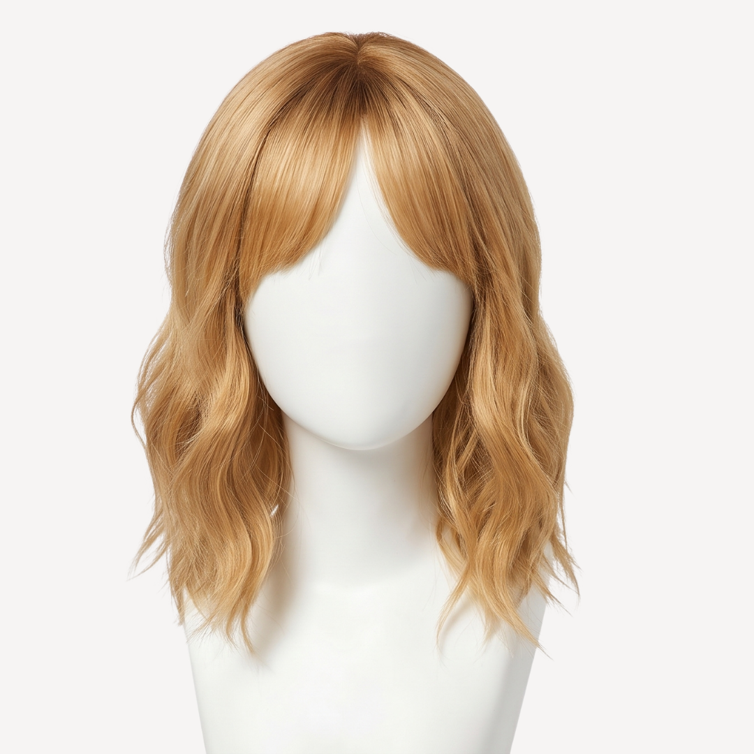 Perucă Păr Natural Ines - Blond Miere 14 | BuenoBia
